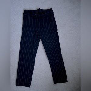 Abercrombie navy pinstripe pant